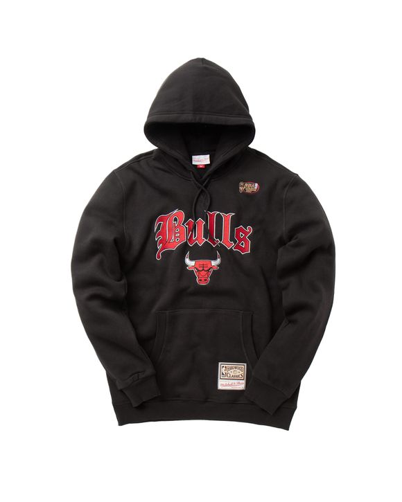 Mitchell & Ness Old English Chicago Bulls Hoodie Sweatshirt