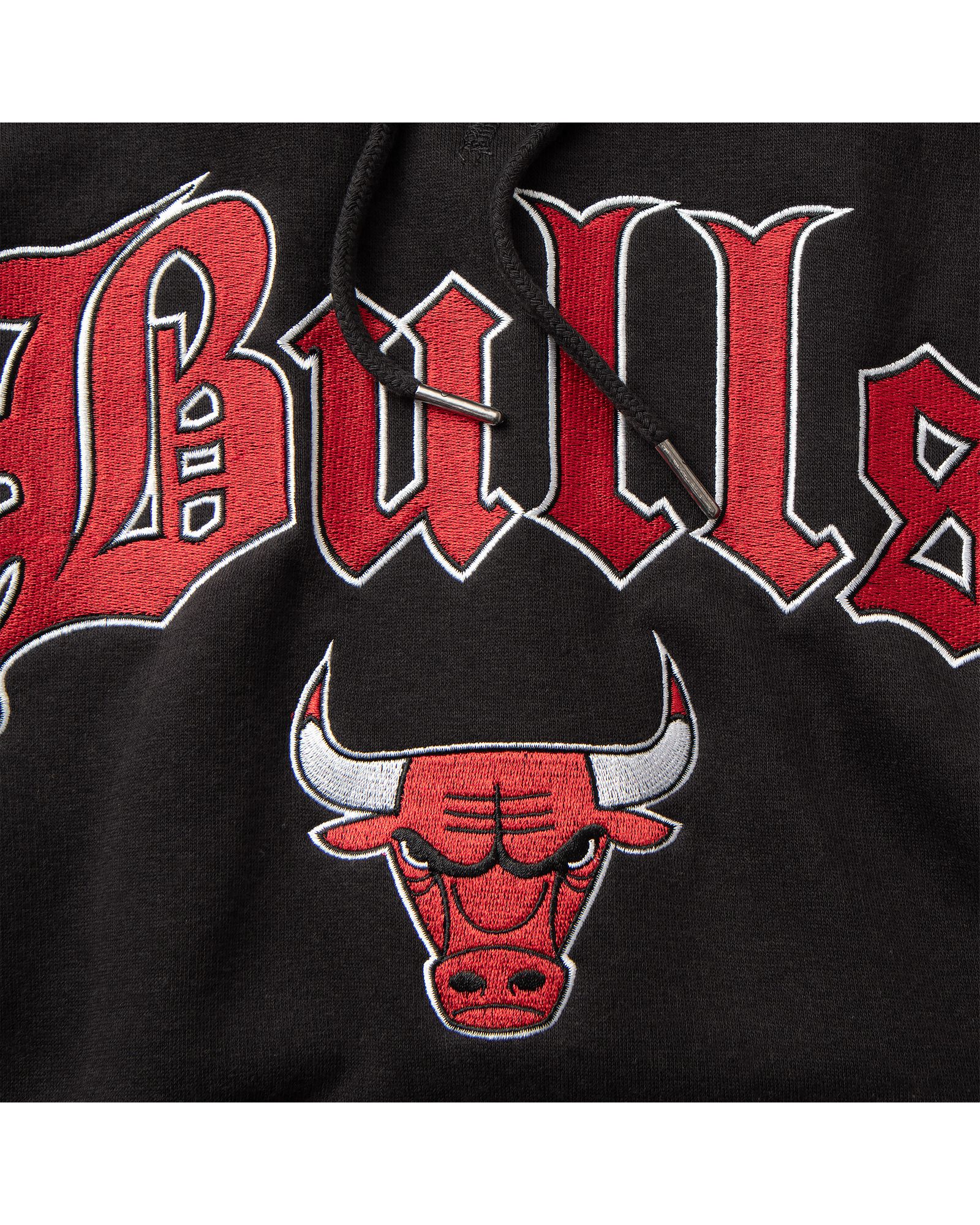 Chicago Bulls NBA Old English Faded Hoodie