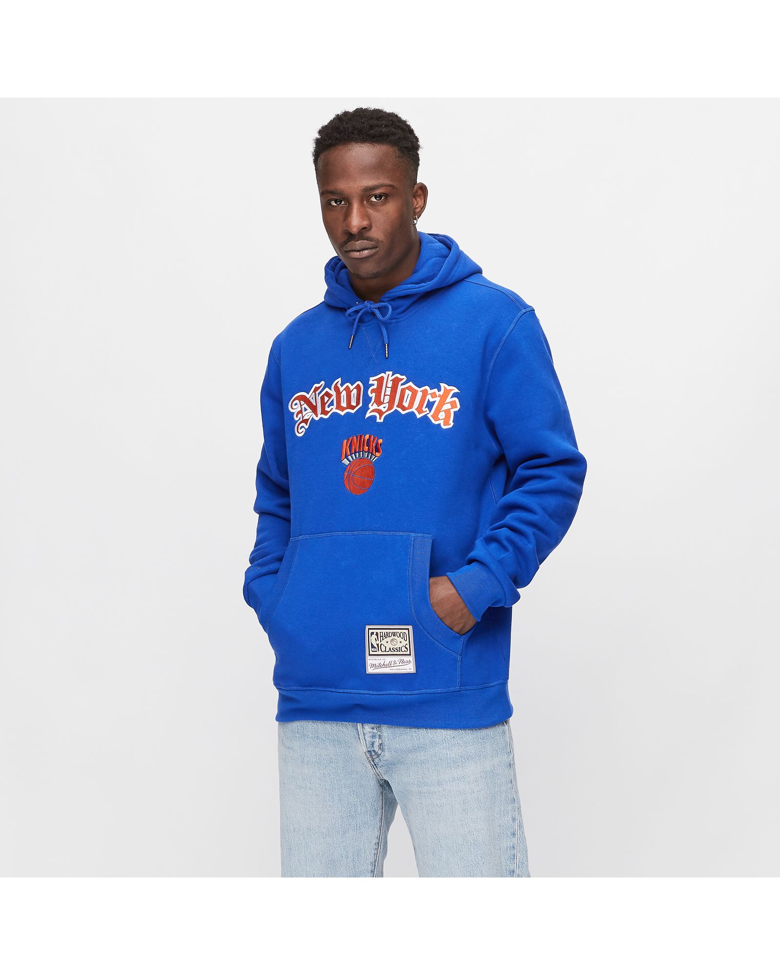 NEW YORK KNICKS NBA Old English Faded Hoody