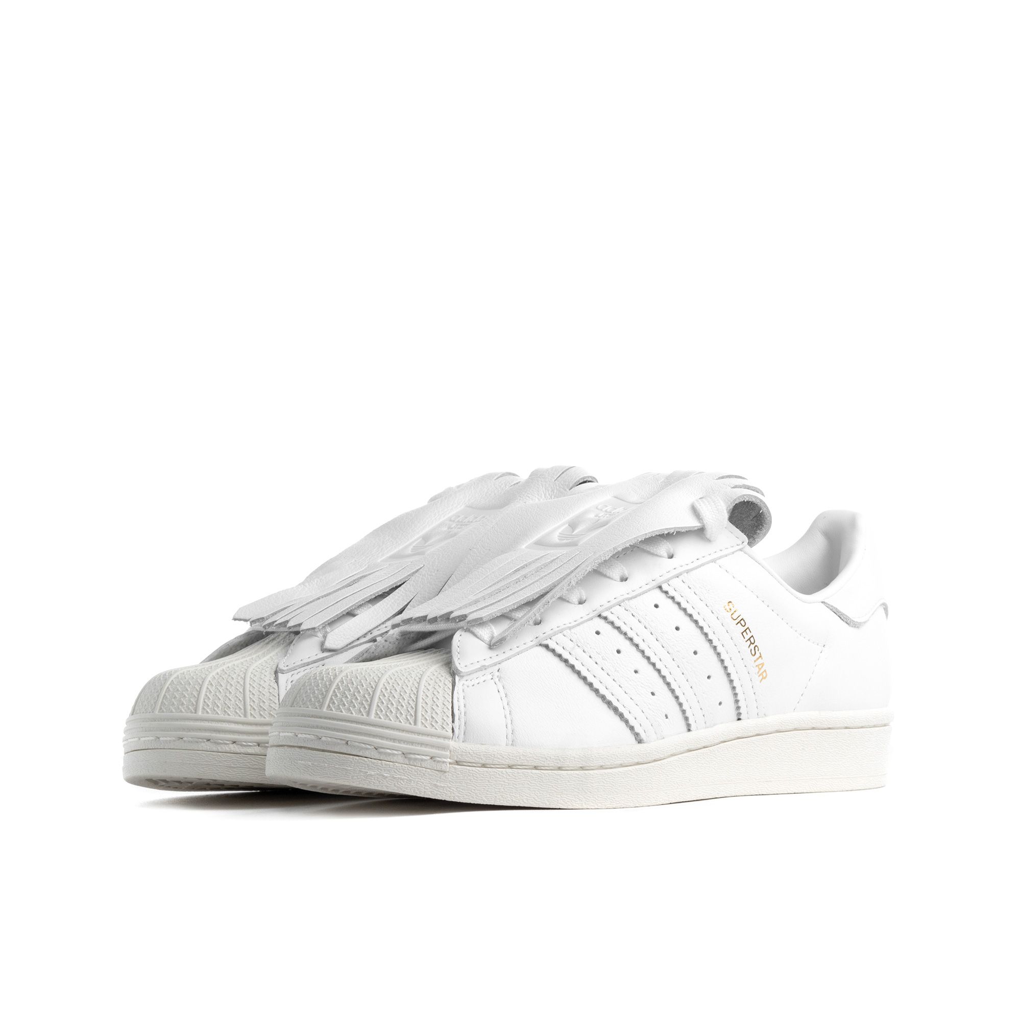 toxicity Shelling steel Adidas WMNS SUPERSTAR FRINGE white female Lowtop now available at BSTN in  size 38 on BSTN - US | AccuWeather Shop
