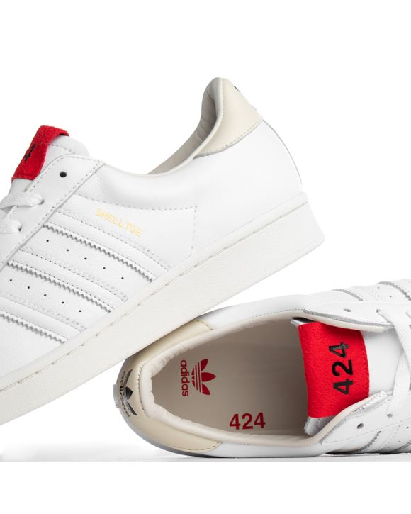 Adidas x 424 Shelltoe in White