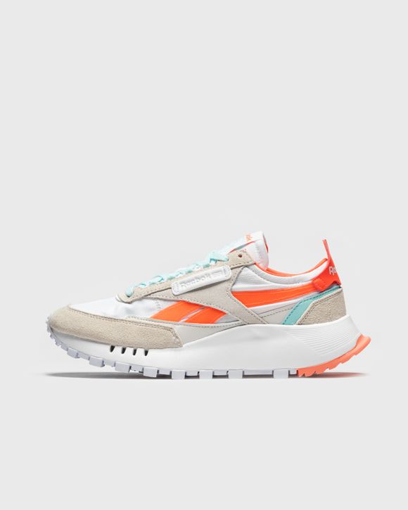 REEBOK Classic Leather Legacy 'White Orange Flare' FY7435 Women's