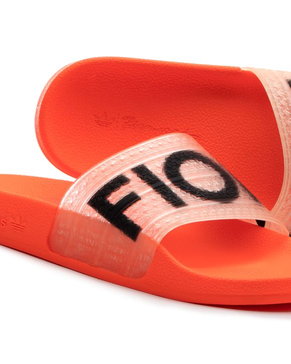 Adidas fiorucci x adidas ADILETTE Orange BSTN Store