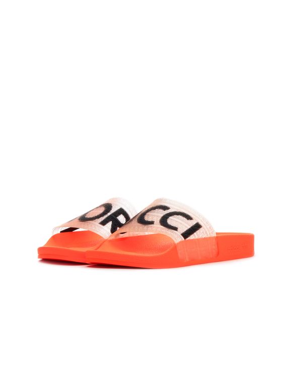 Adidas fiorucci x adidas ADILETTE Orange SOLAR ORANGE BLACK