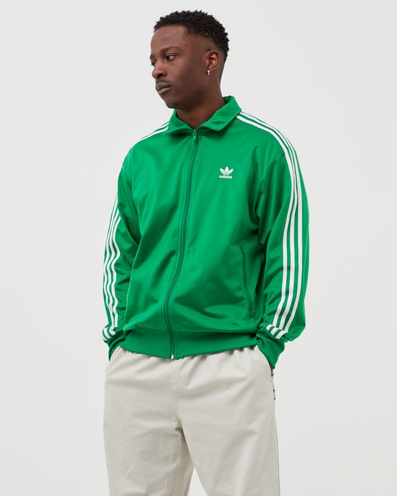 Adidas track jacket on sale green