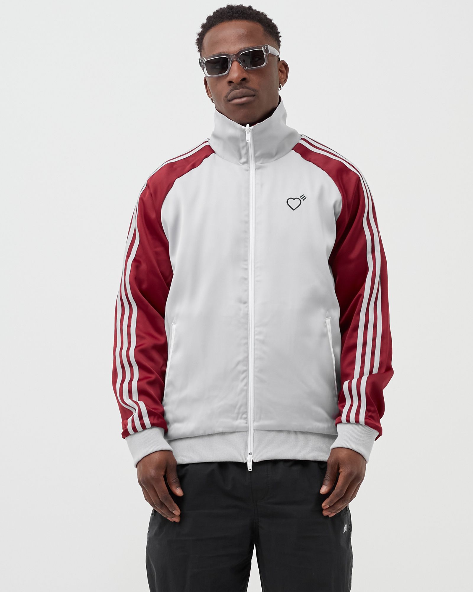 Adidas Adidas x Human Made FIREBIRD Jacket Red | BSTN Store