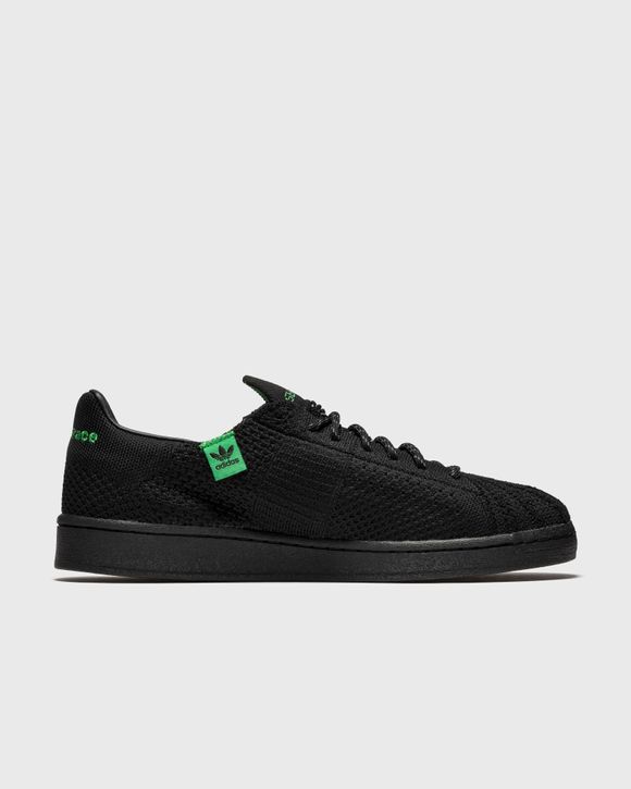 Adidas PHARRELL WILLIAMS SUPERSTAR PRIMEKNIT Black - CBLACK/CBLACK/VIVGRN