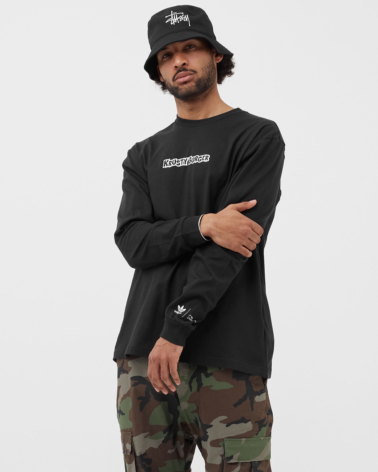 Adidas x Simpsons KRUSTY BURGER LS TEE