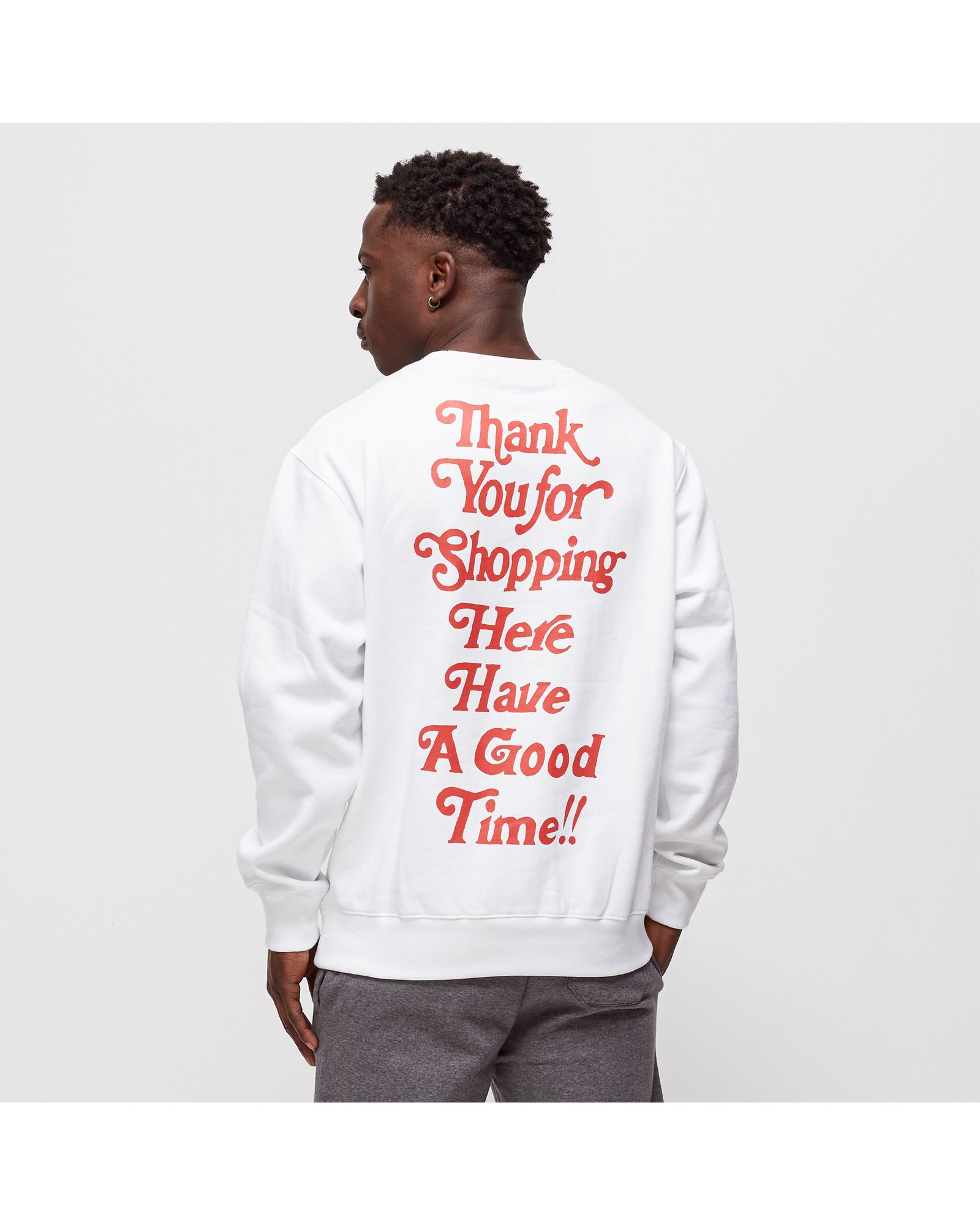THANK YOU FOR SHOPPING CREWNECK