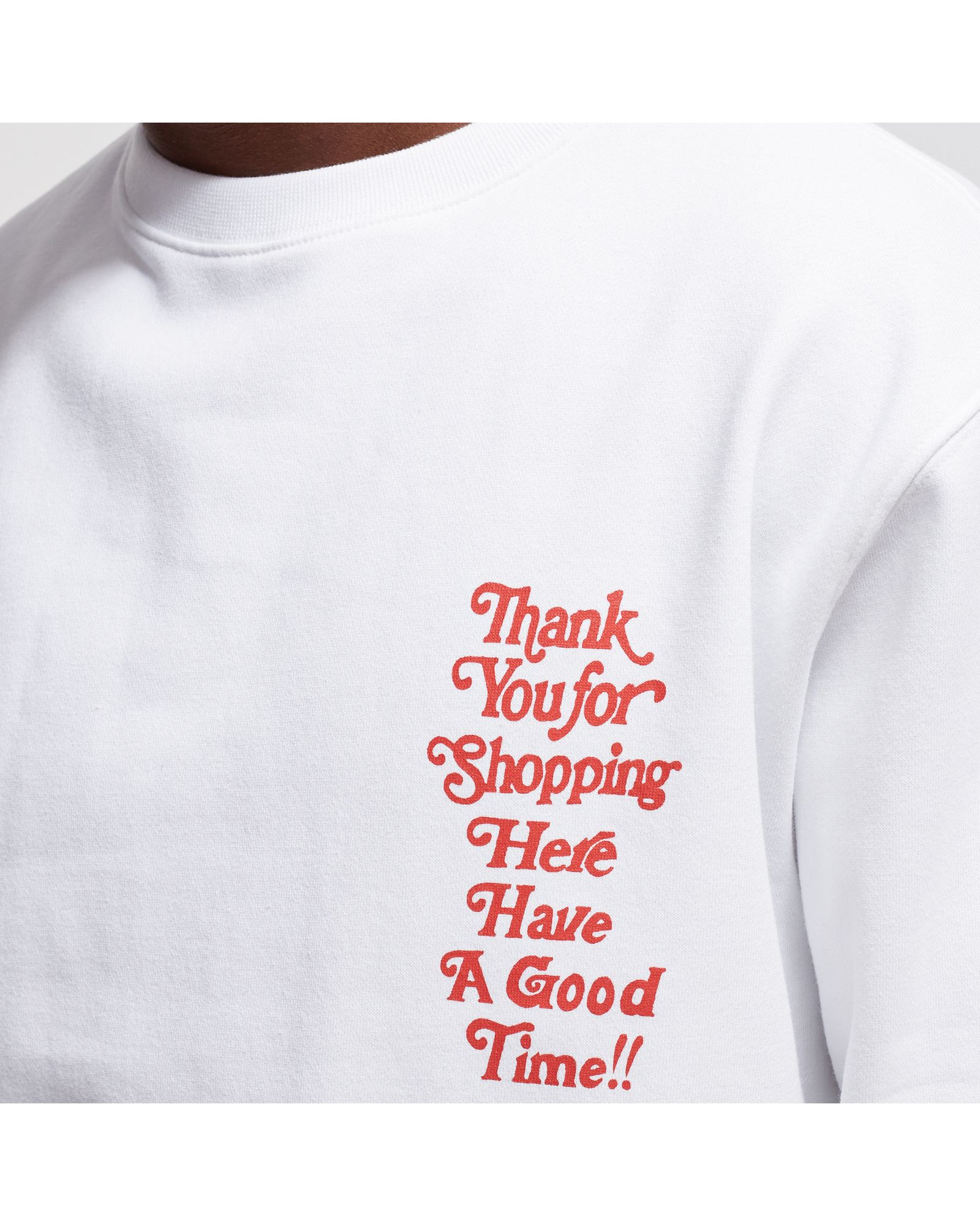 THANK YOU FOR SHOPPING CREWNECK