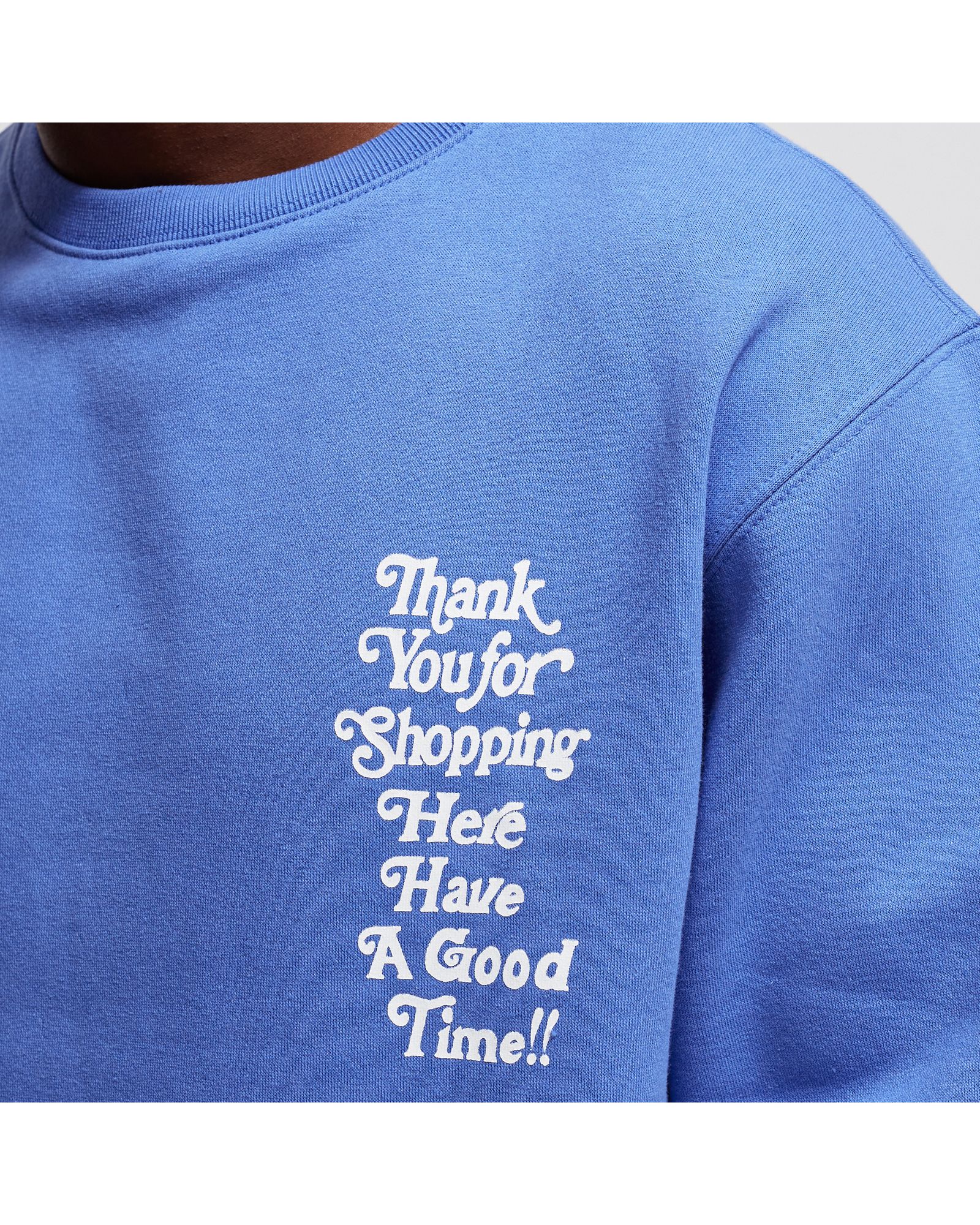 THANK YOU FOR SHOPPING CREWNECK