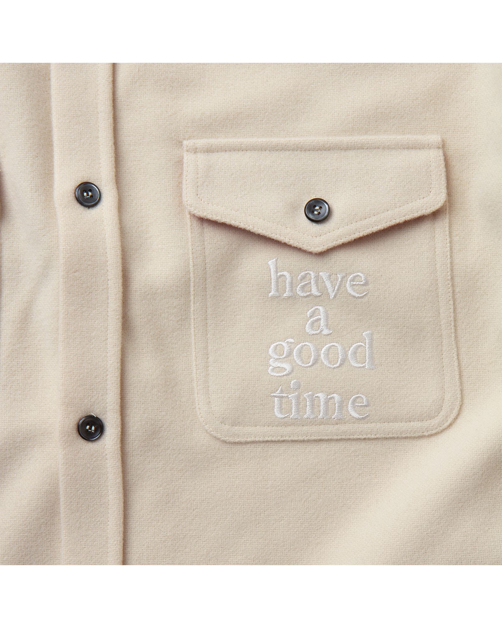 LOGO WOOL SHIRT