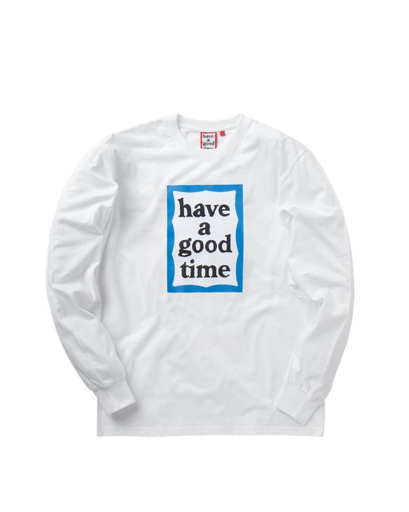 haveagoodtime BLUE FRAME LONGSLEEVE White - white