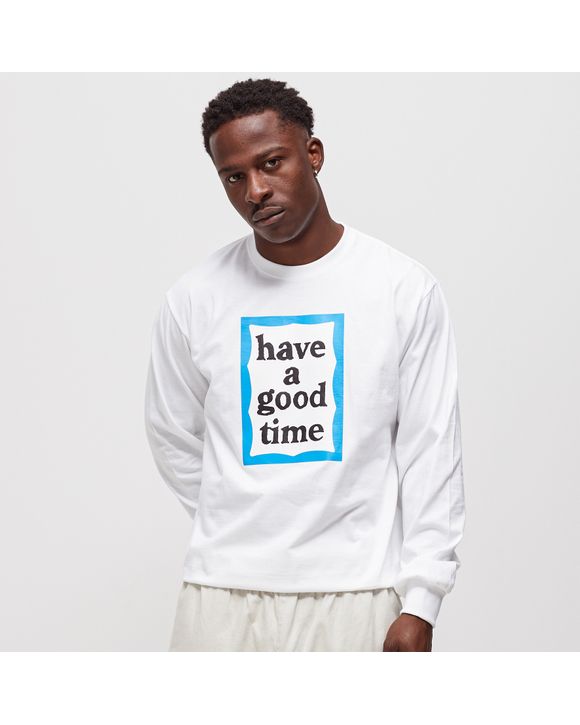 haveagoodtime BLUE FRAME LONGSLEEVE White - white