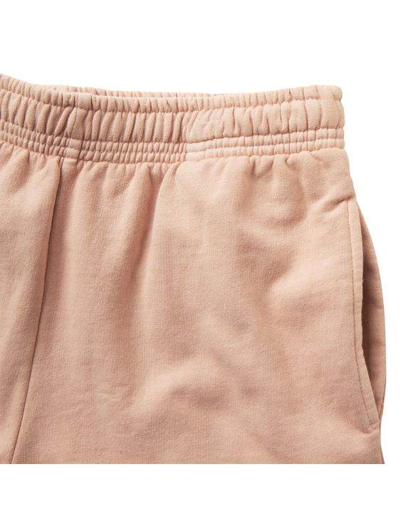 Peach Raw Washed Hem Shorts
