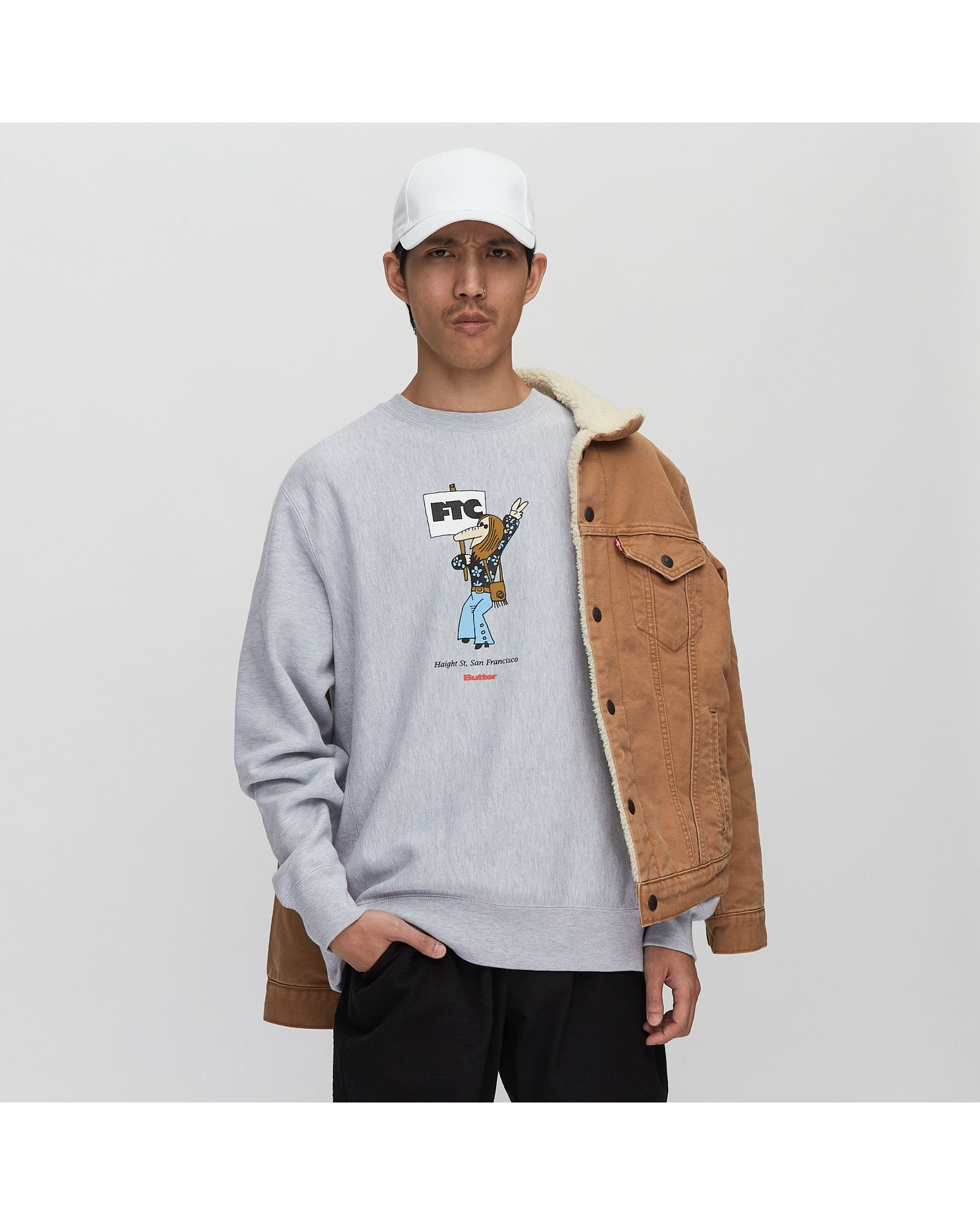 HIPPIE CREWNECK SWEATSHIRT