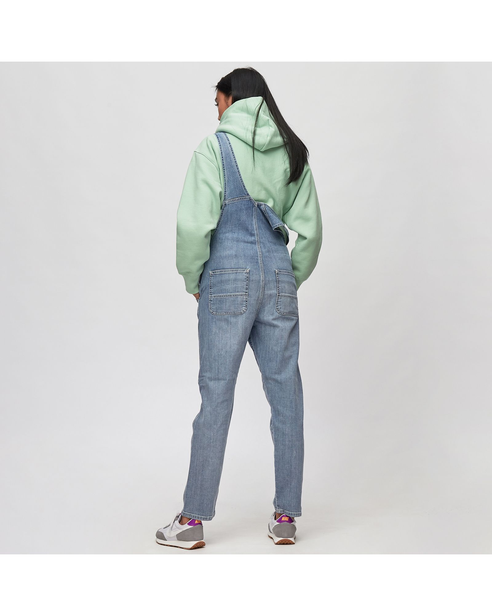 W' Bib Overall CO/Lycra Galena Blue Stretch Denim 10 oz