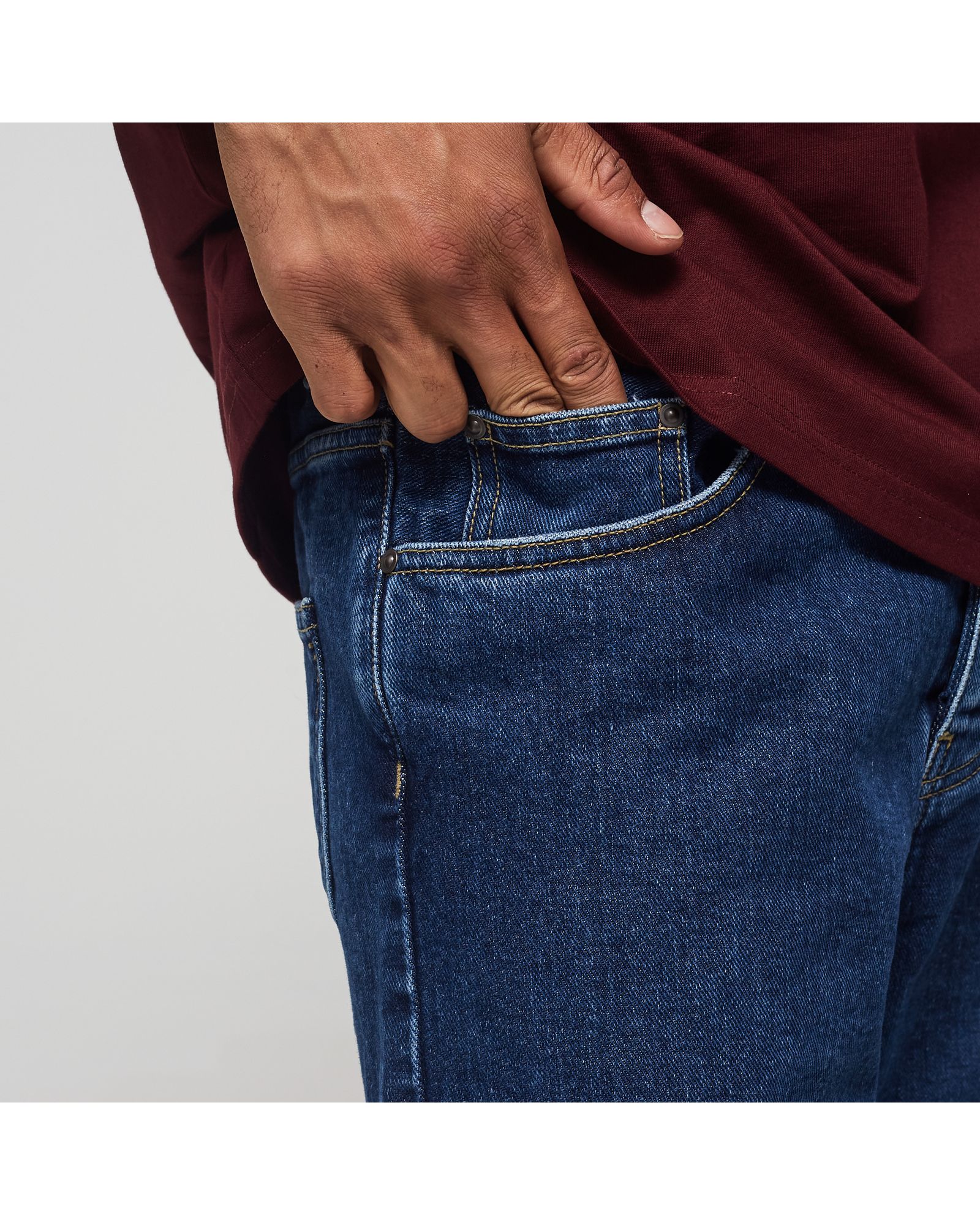 NEWEL PANT COTTON MAITLAND DENIM 13.5 OZ