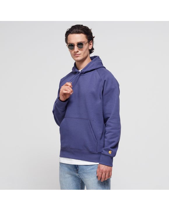 Carhartt WIP Hooded Chase Sweat Purple Cold Viola Gold