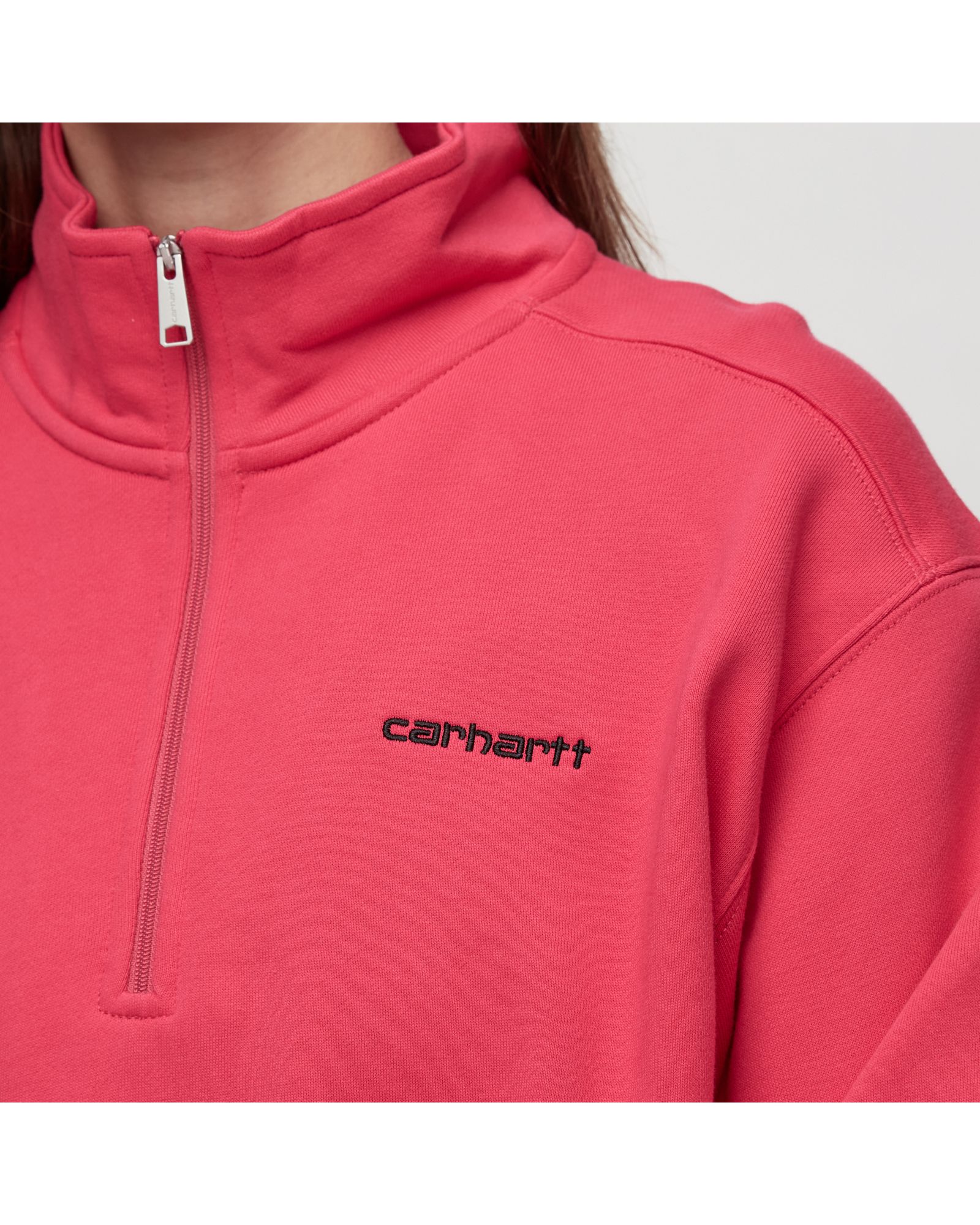 WMNS Script HALF-ZIP SWEATSHIRT