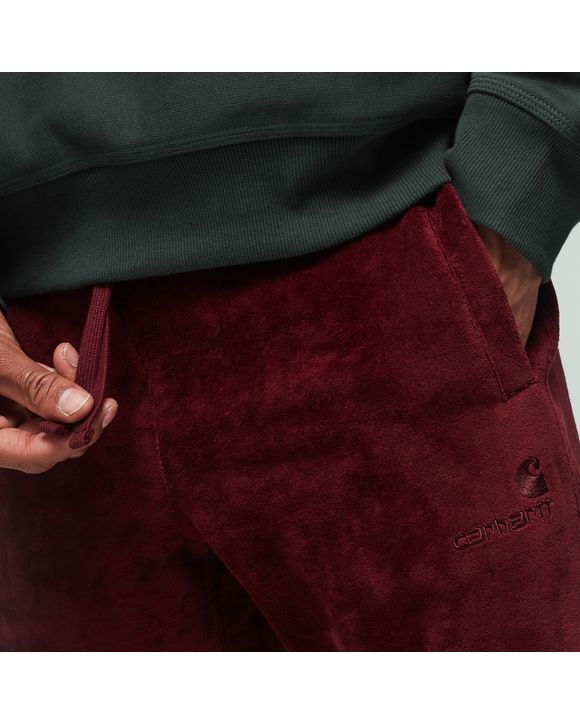 Carhartt WIP United Script Jogging Pant Red Bordeaux