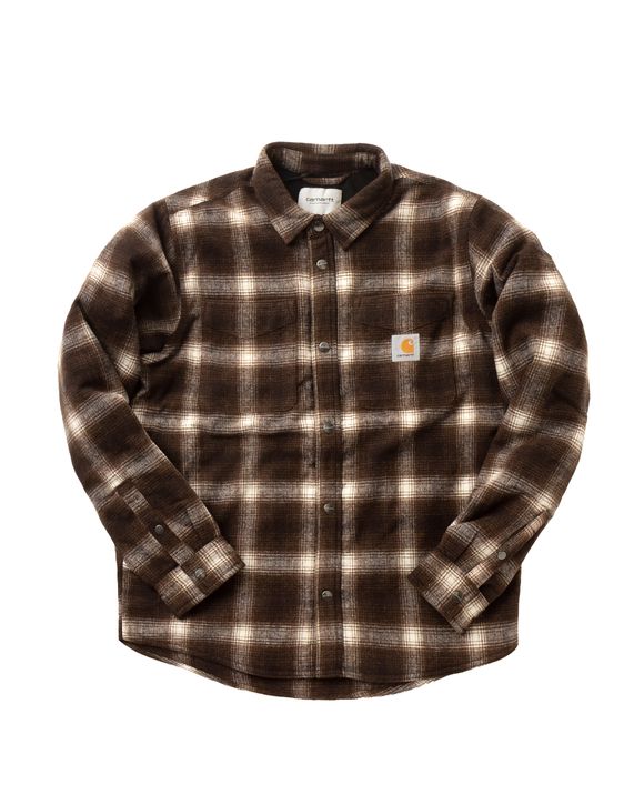 Carhartt WIP Lashley Shirt Jacket Brown - brown