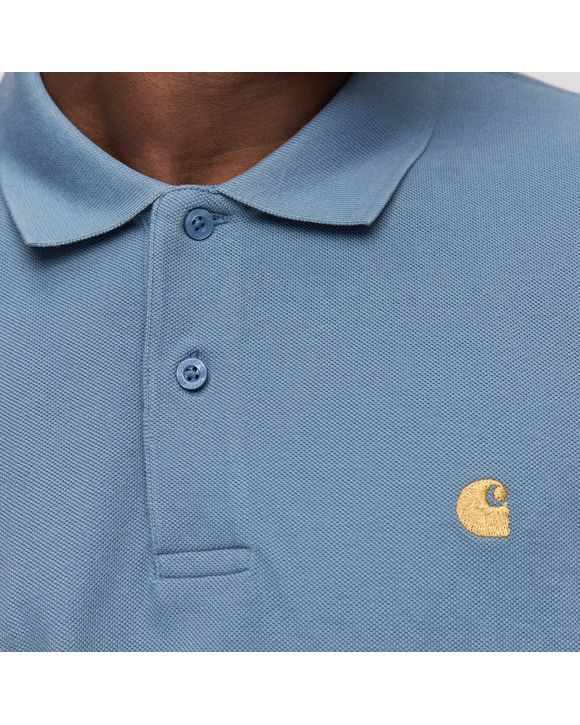 【送料&関税込】Carhartt Chase Polo Shirt Octanium Carhartt Work In Progress Short Sleeve Chase Pique Polo T