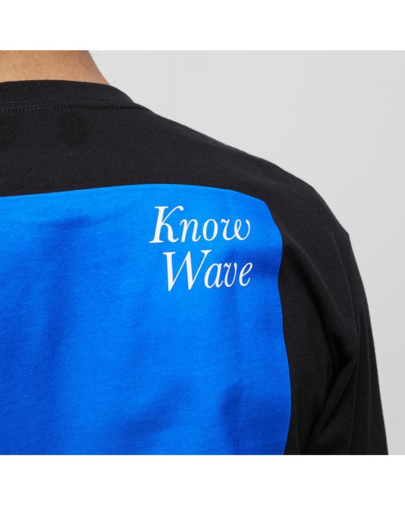 【KNOW WAVE】 KNOW WAVE 3D LOGO LONG SLEEVE / Black Know wave l 노우웨이브