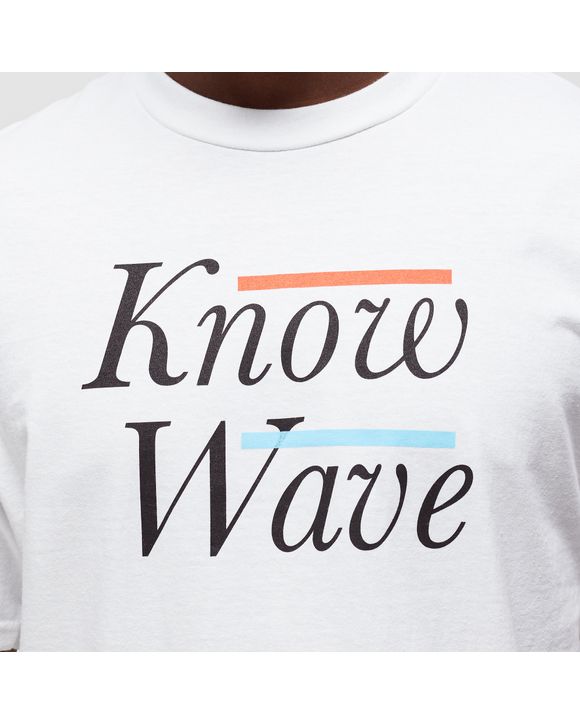 【KNOW WAVE】 KNOW WAVE TOP STORIES T SHIRT / White Know Wave White T-shirt With Red Logo Size Large | eBay