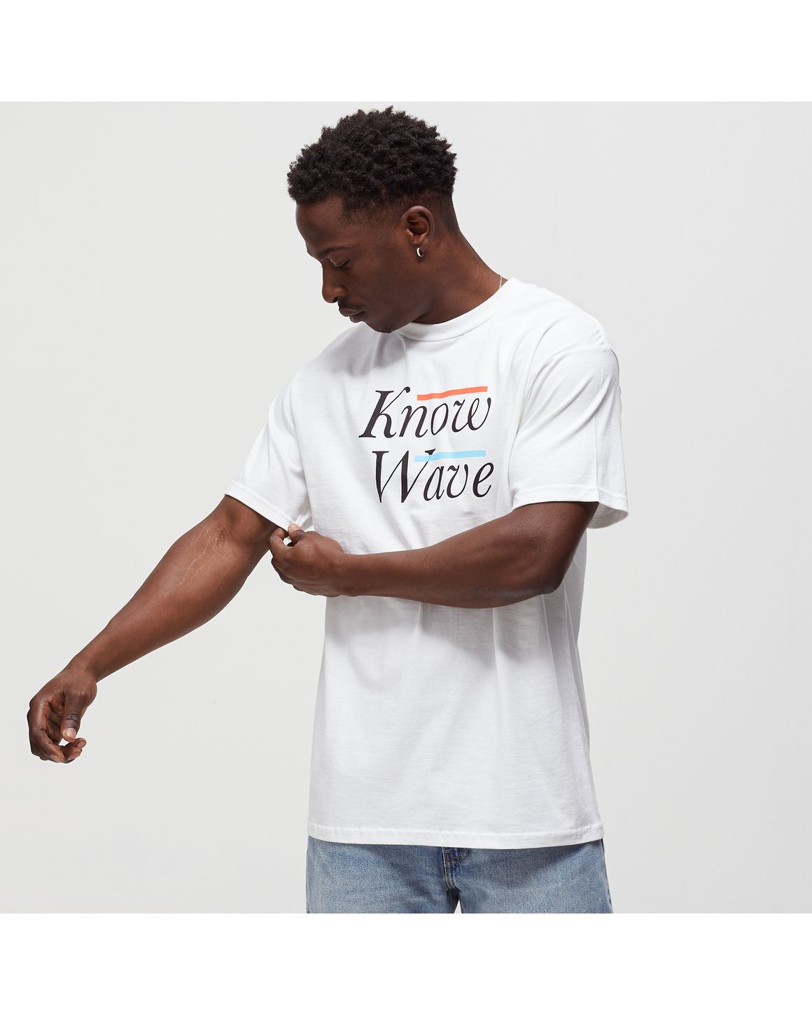 【KNOW WAVE】 KNOW WAVE TOP STORIES T SHIRT / White Know Wave Tees Are Now Available At Supreme New York | The FADER