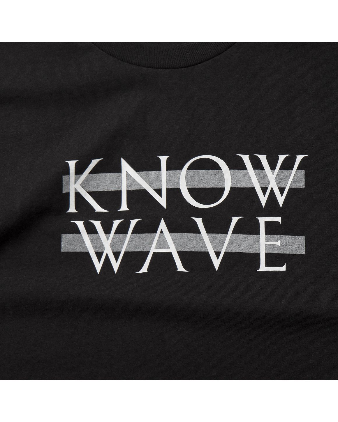 Know Wave TONAL WAVELENGTH TEE Black | BSTN Store