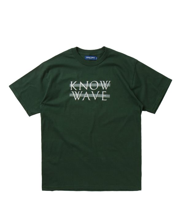 送料無料！2018AW KNOW WAVE Wavelength Halftone Tee / L Know Wave TONAL WAVELENGTH TEE Green | BSTN Store