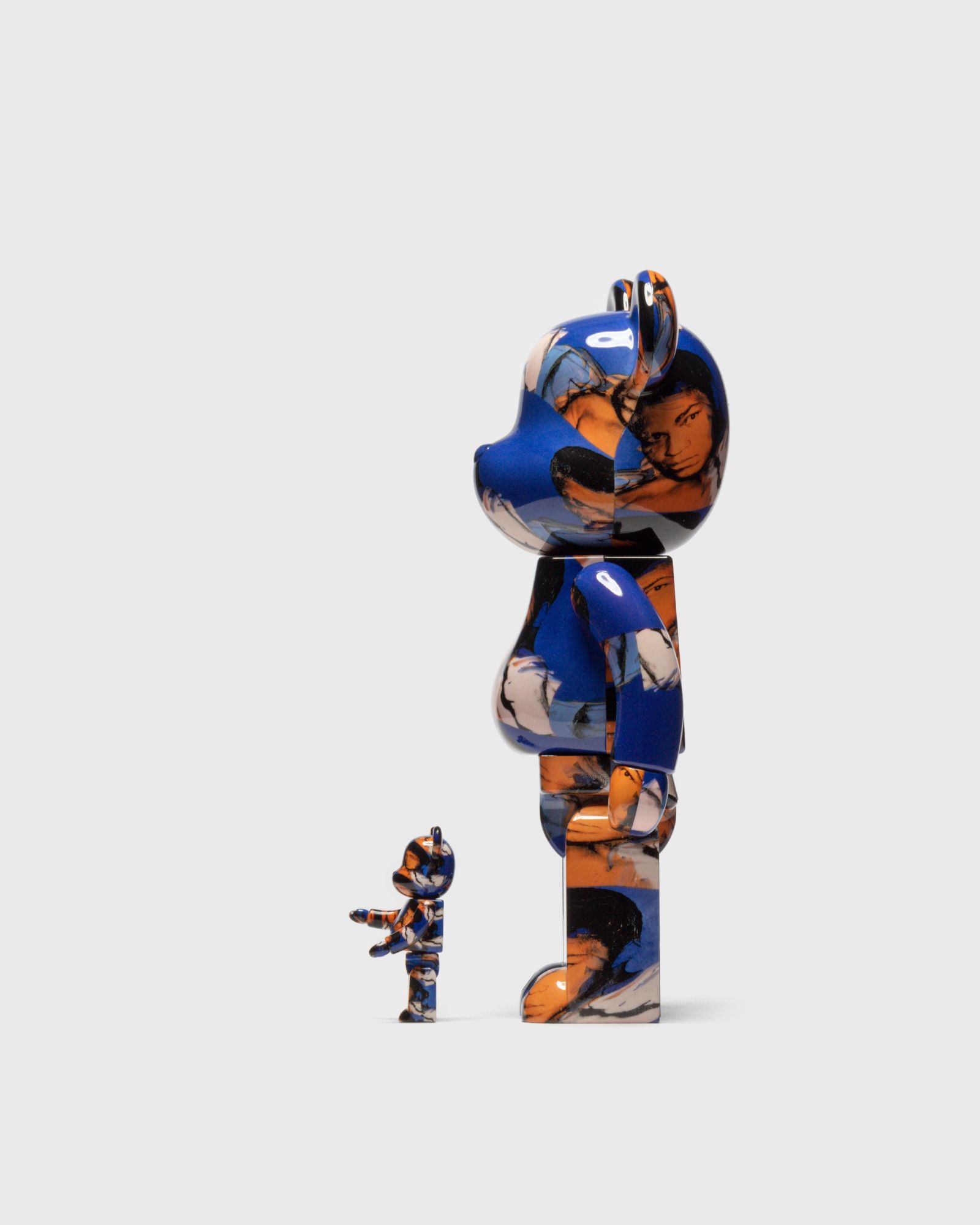 BE@RBRICK ANDY WARHOL MUHAMMAD ALI - 100% + 400%