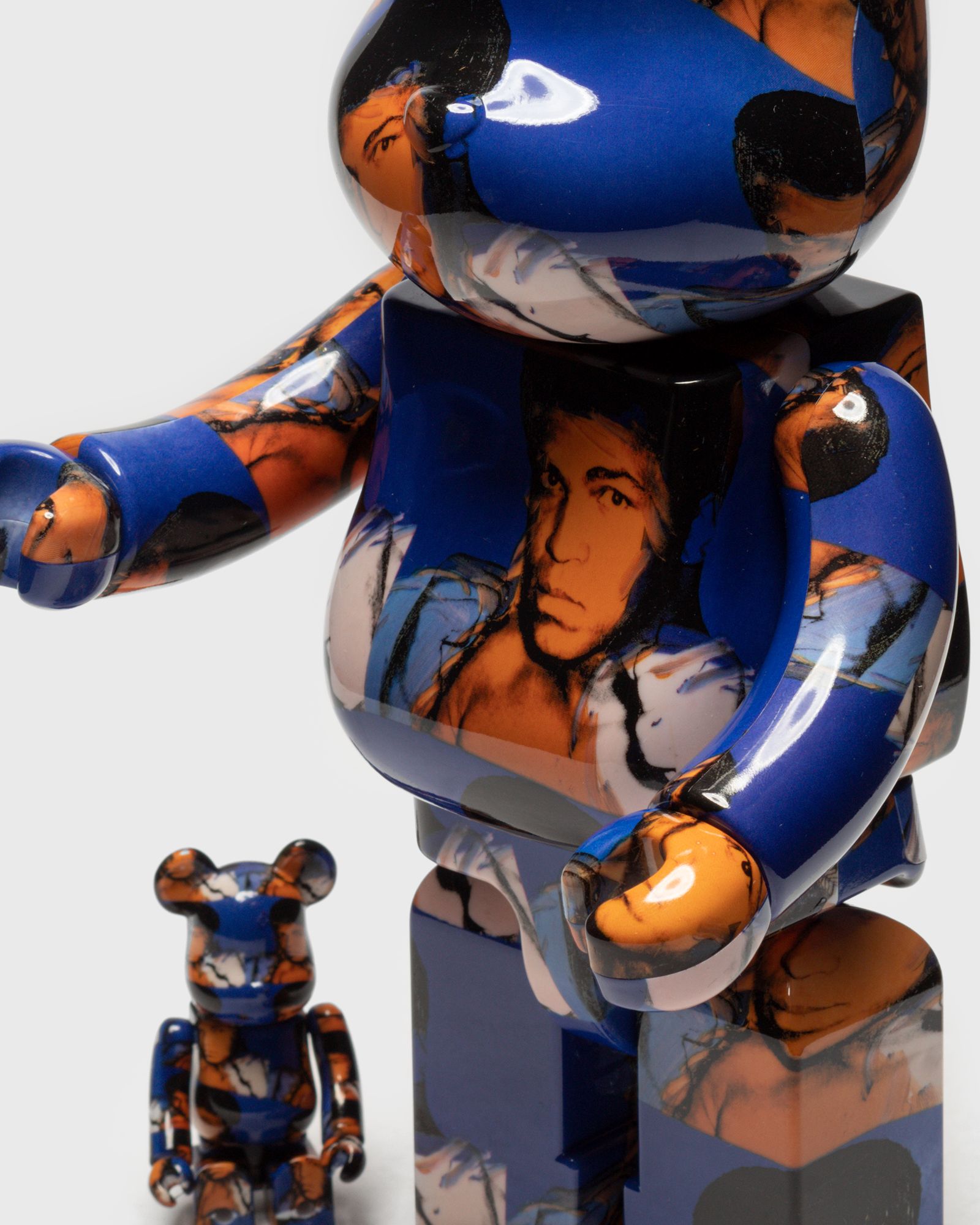 BE@RBRICK ANDY WARHOL MUHAMMAD ALI - 100% + 400%