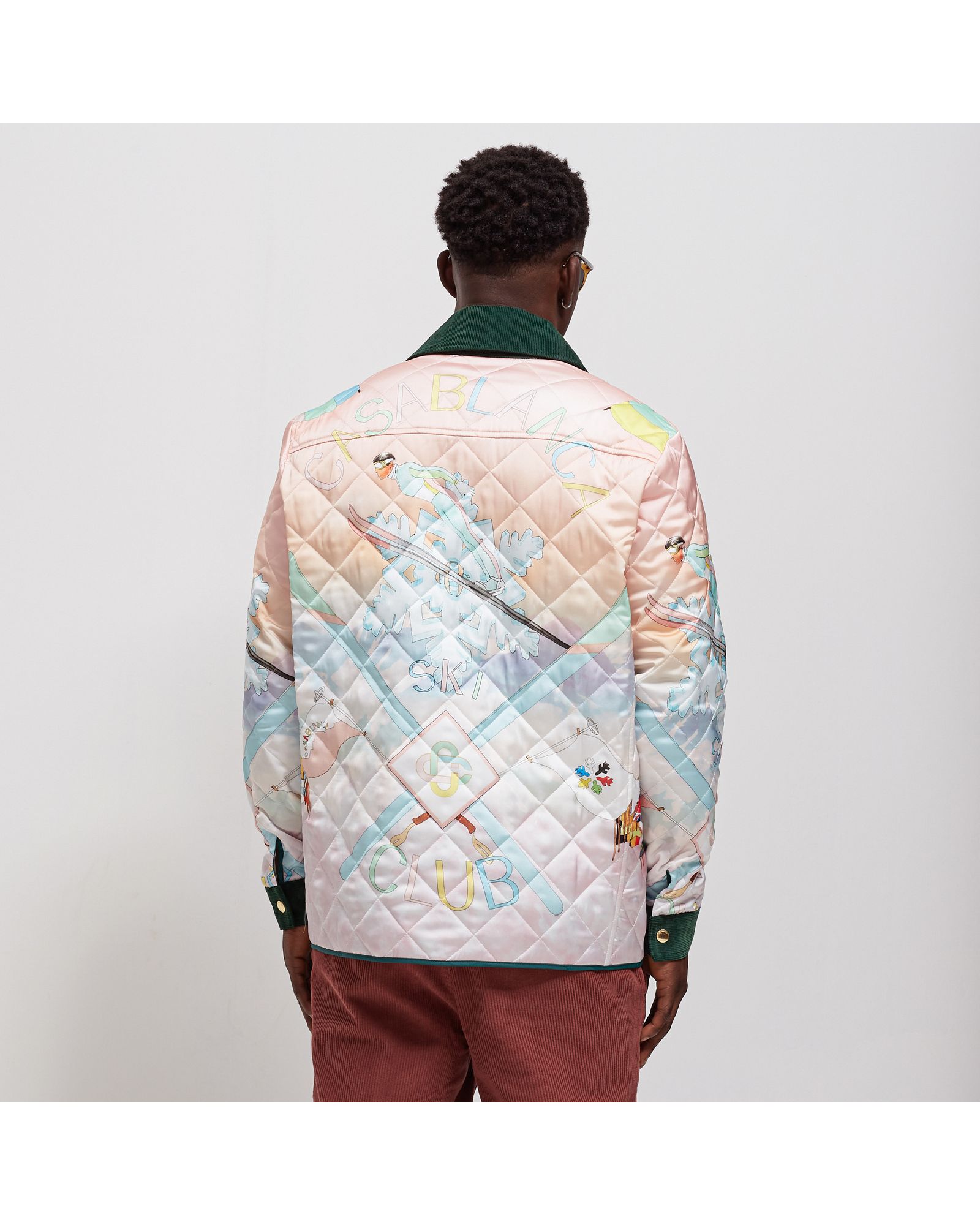 Ski Club Sunset Quilted Coat