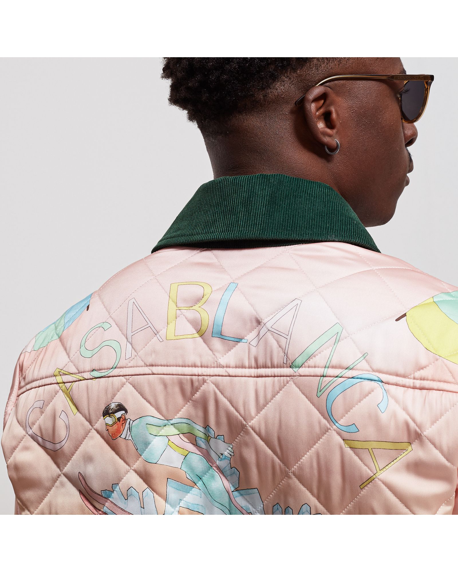 Ski Club Sunset Quilted Coat