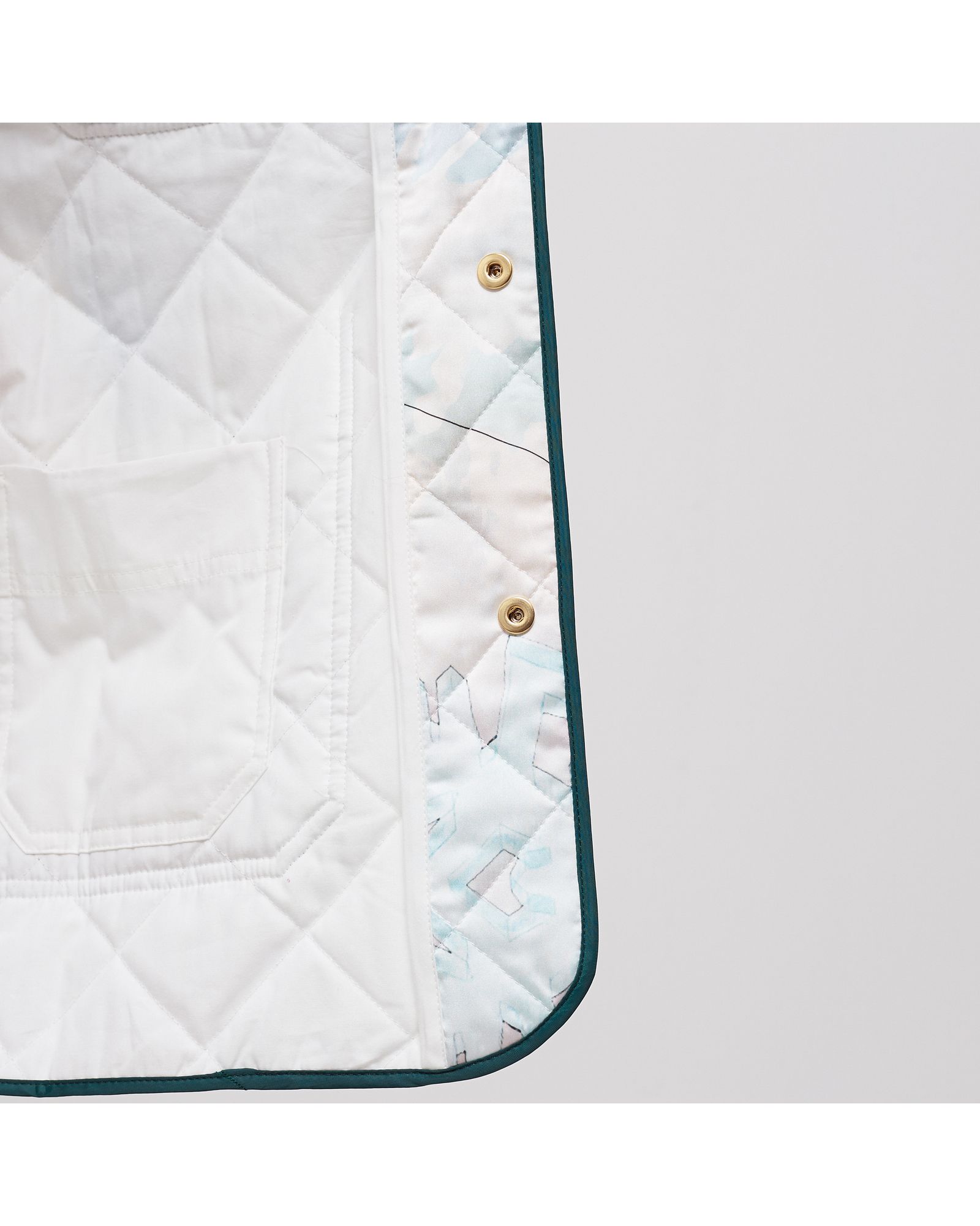 Ski Club Sunset Quilted Coat