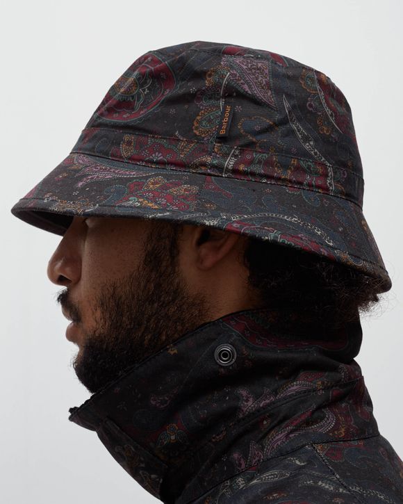 Barbour x BSTN Brand Bucket Hat Printed Men Hats Multi in Size:S/M