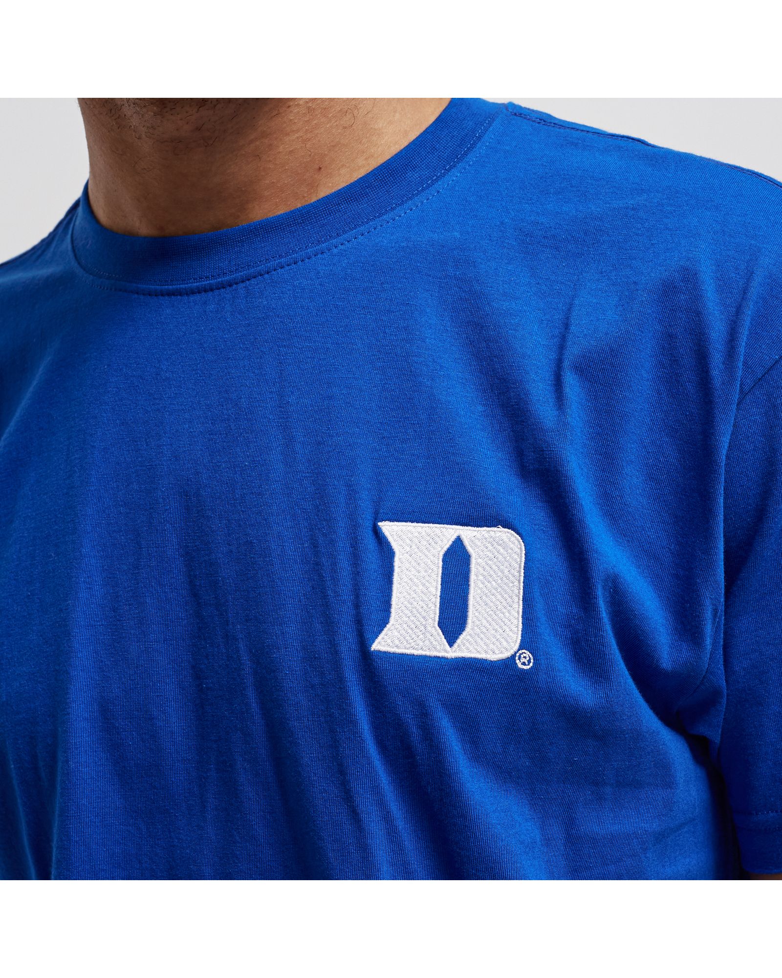 DUKE BLUE DEVILS - EMBROIDERED LOGO TEE