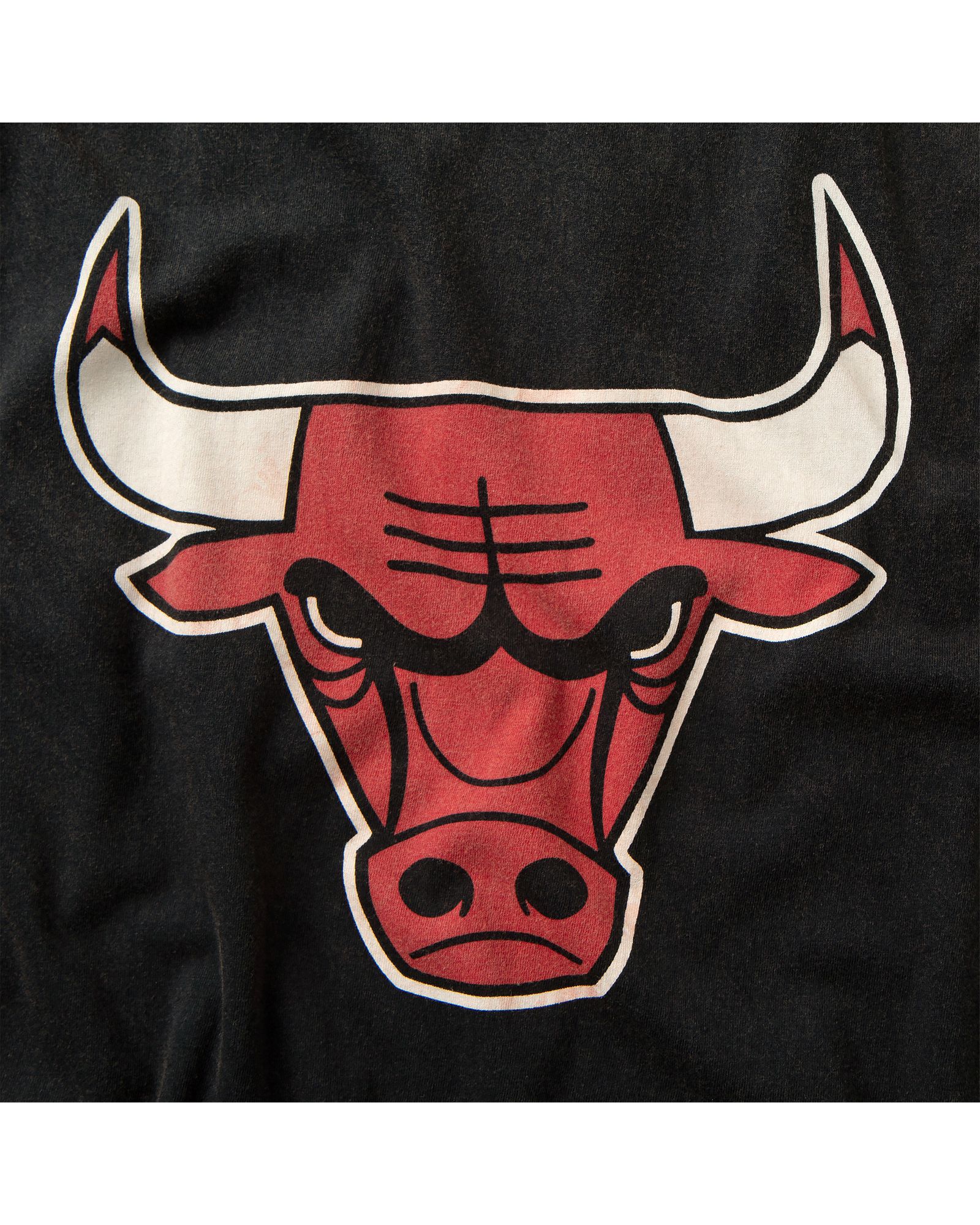 CHICAGO BULLS WORN LOGO/WORDMARK TEE