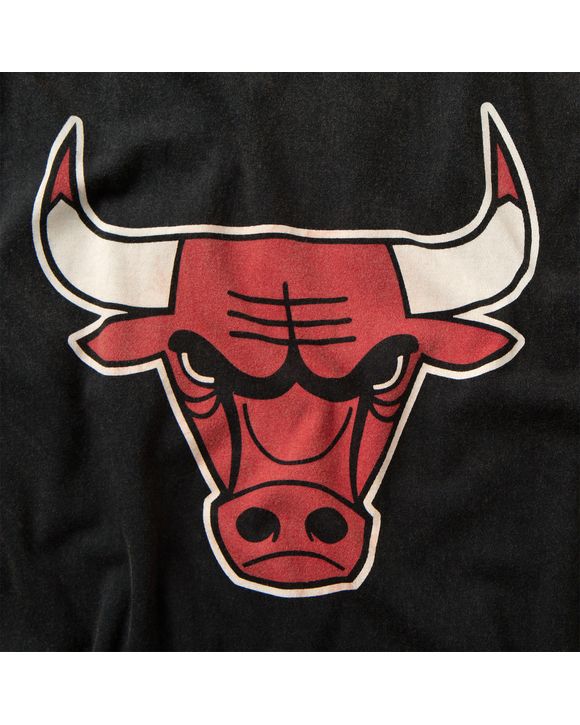 Mitchell & Ness NBA Chicago Bulls worn logo t-shirt in black