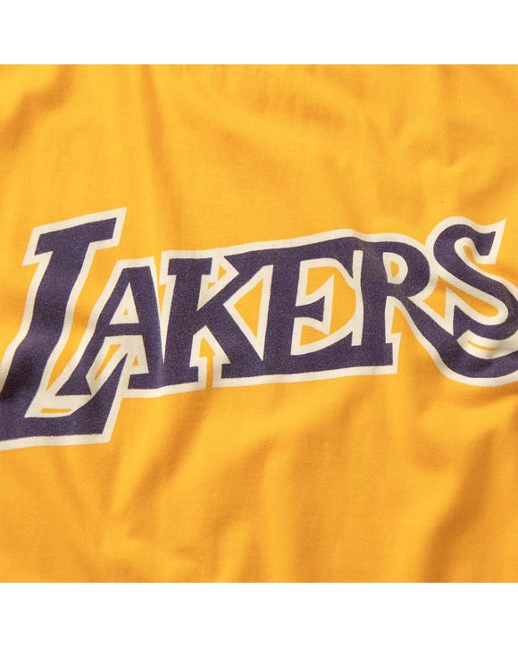 LA LAKERS WORN LOGO/WORDMARK TEE