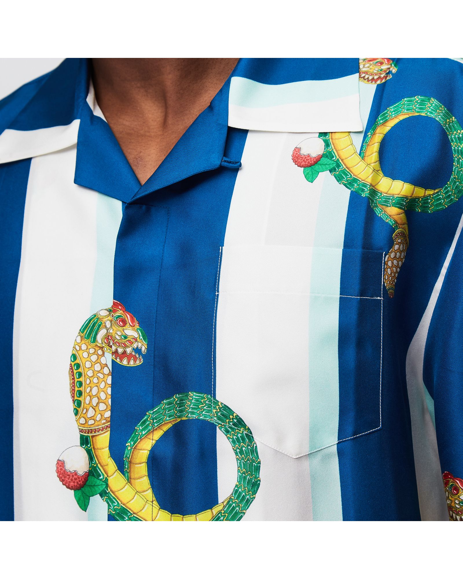 Short Sleeve Silk Shirt