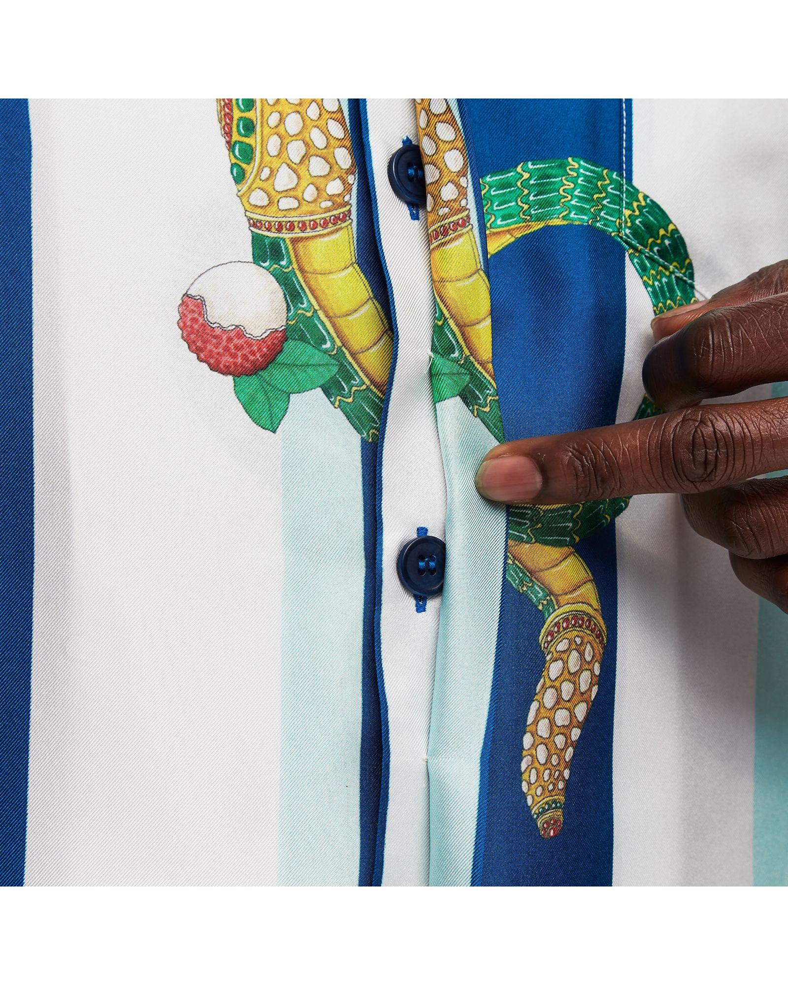 Short Sleeve Silk Shirt