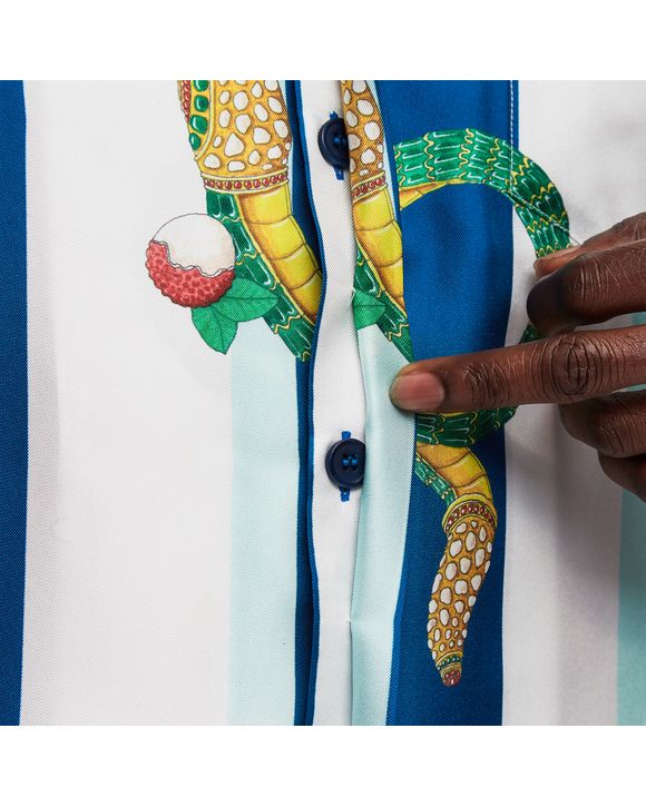 Short Sleeve Silk Shirt