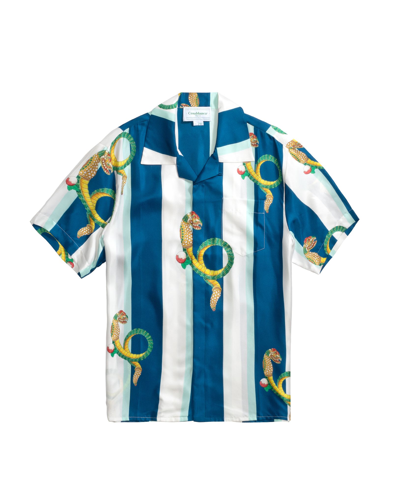 Short Sleeve Silk Shirt