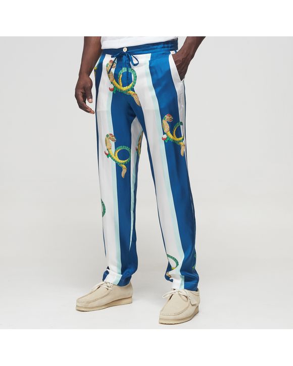 Printed Silk Trousers