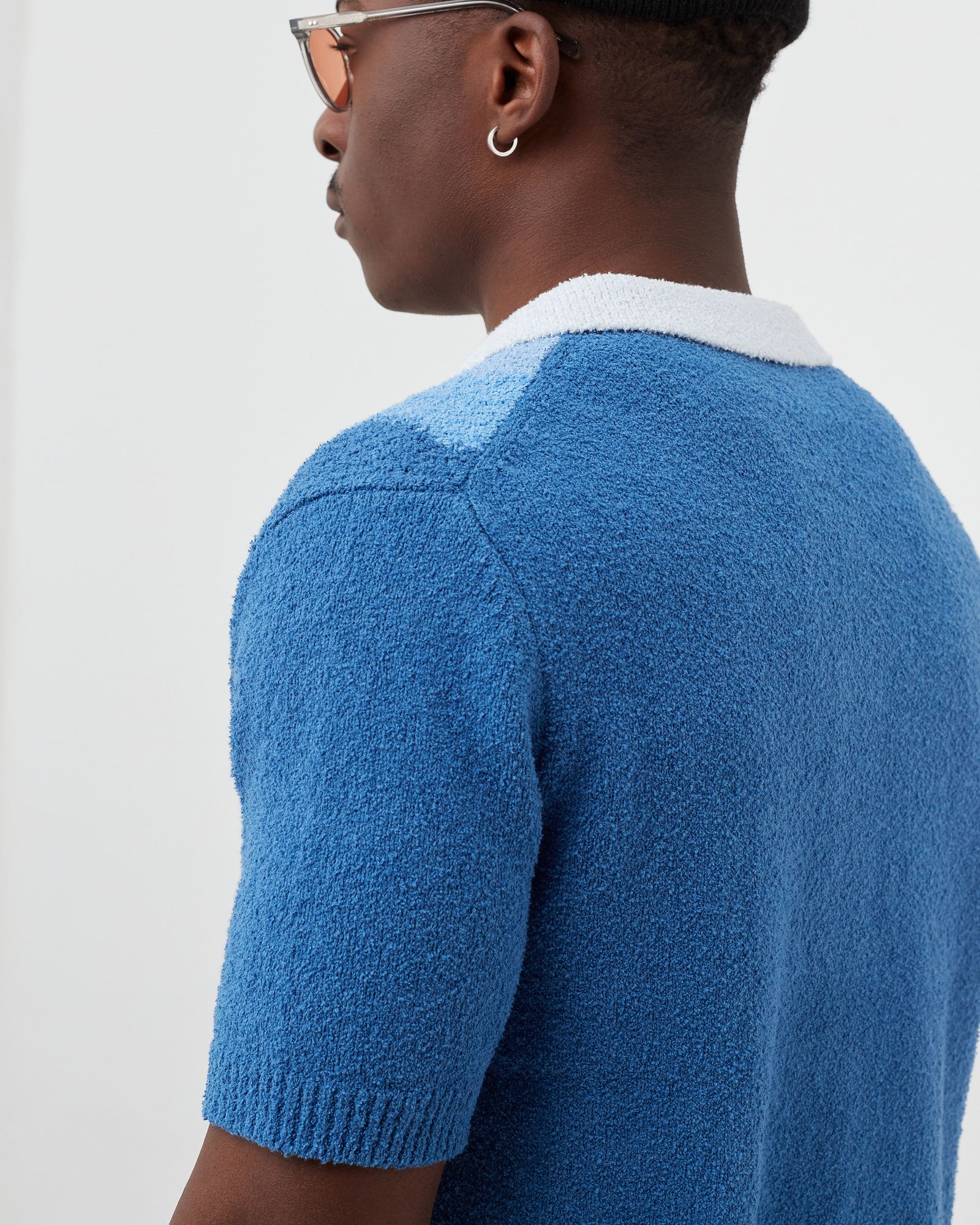 BOUCLE MEMPHIS KNIT POLOSHIRT
