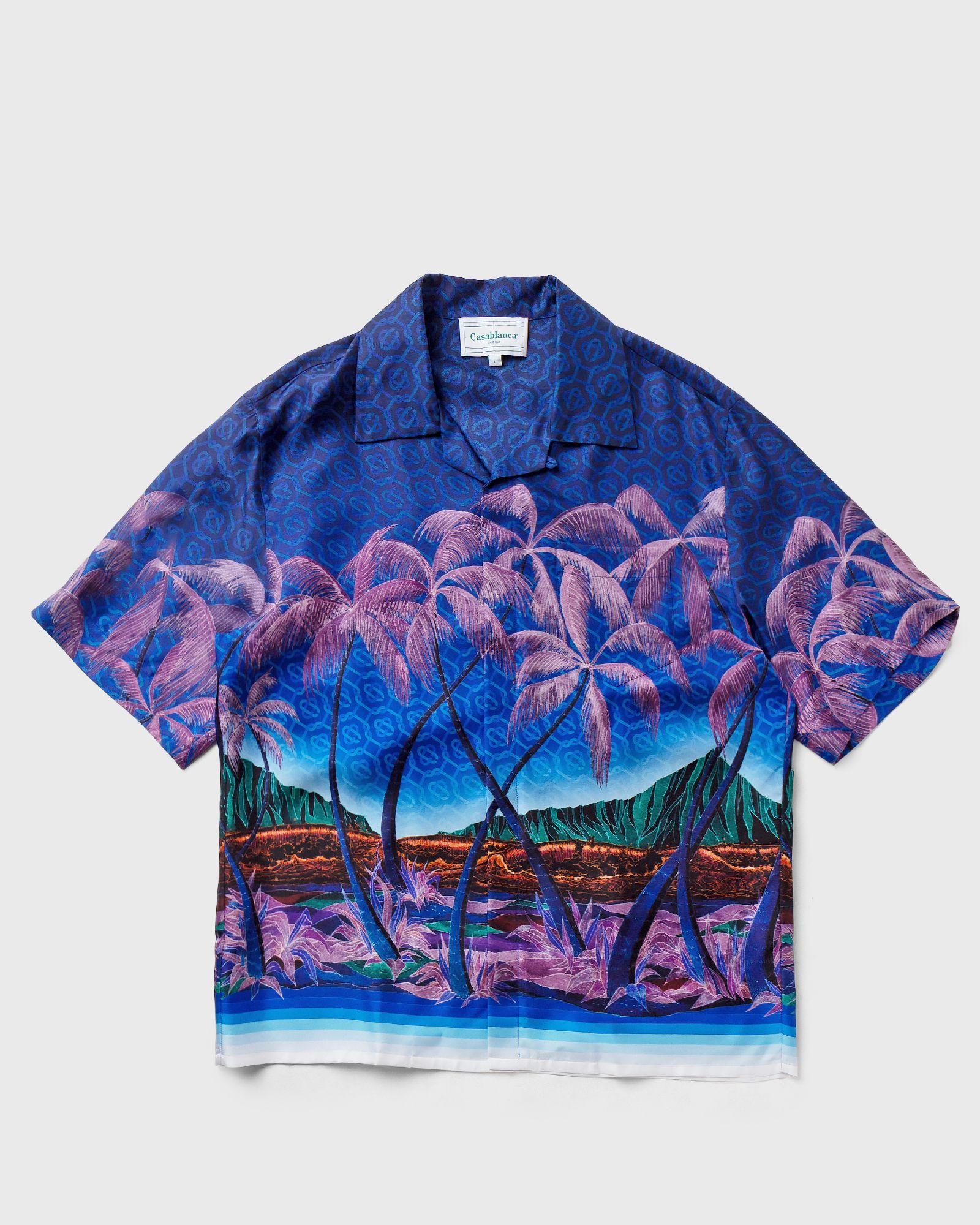 NUIT A MAUI PRINTED SILK SHIRT