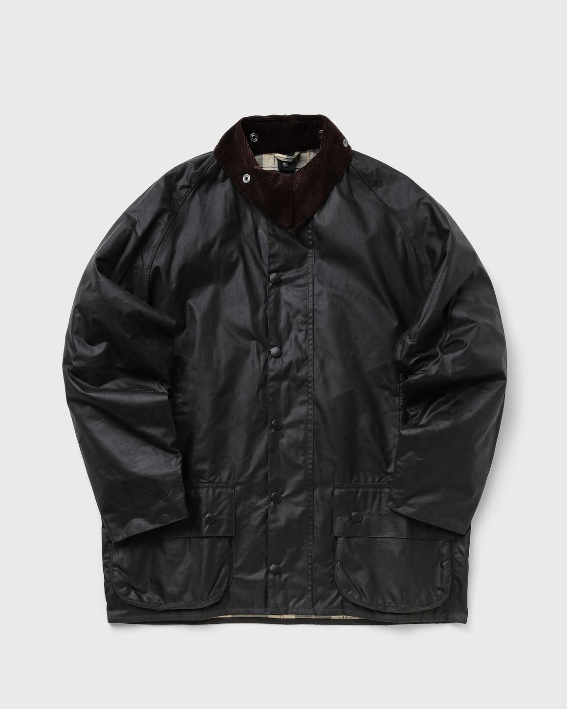 Barbour Beaufort Wax Jacket Black BSTN Store